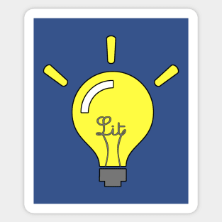 Lit Bulb Sticker